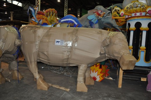 Mardi Gras World makes all of Chick-fil-A's cows, as well as many amusement park and carnival decorations