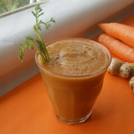 Carrots can make up a part of your breakfast.