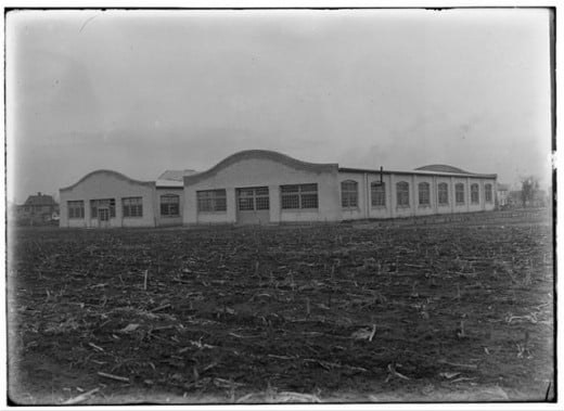 The Wright Company factory in Dayton in 1911.