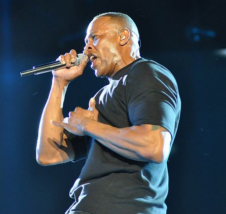 Dr. Dre performing at Coachella in 2012