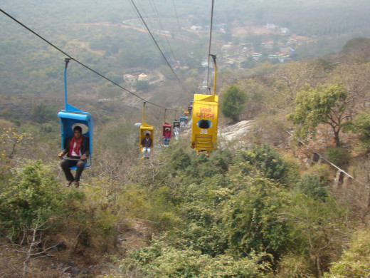 Rajgir Chairlift Going Downhill