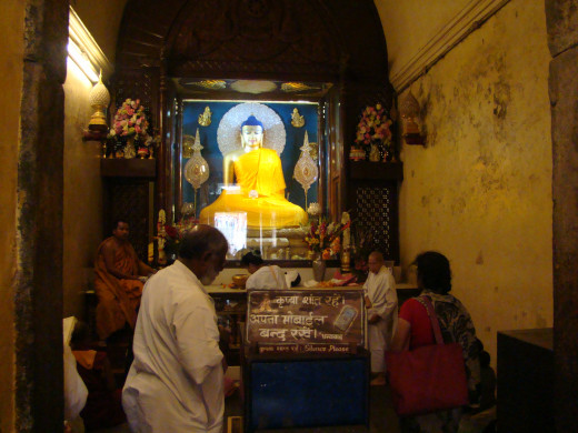 Inside The Mahabodhi Temple, Bodh Gaya