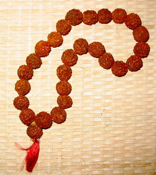 Hindu Prayer Beads Rudraksha