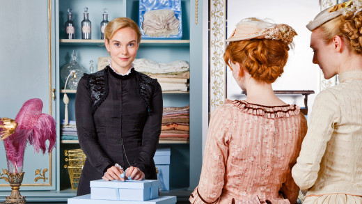 Denise works as a shop girl in the world's first department store