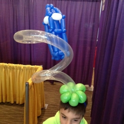 Who would have imagined you could do that with balloons?! It turns out you can, and I photographed this amazing hat at the 2014 Emerald City Comicon.