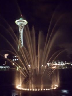 Space Needle and Fountain, photo by Relache