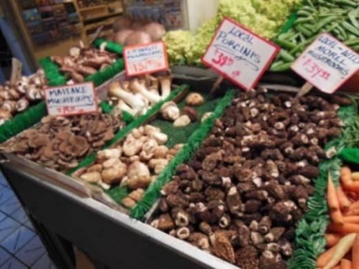 The Pacific Northwest has lots of local mushrooms!