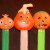Much like the witches, the jack o'lantern has been around for a long time and undergone a lot of little changes over the years. The heads are a lot larger now and seem to alternate between getting creepier and cuter from year to year. Much like the witches, the jack o'lantern has been around for a long time and undergone a lot of little changes over the years. The heads are a lot larger now and seem to alternate between getting creepier and cuter from year to year.
