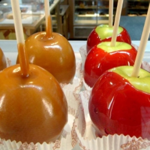 candy apple vs caramel apple