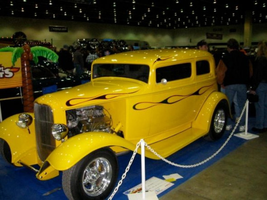 This photo was taken at the Detroit Autorama inside Cobo Hall.  The Autorama is normally in March. If you like hot rods, this is your type of show.