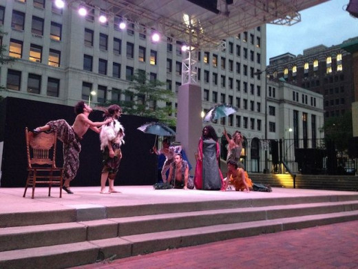 Shakespeare In Detroit I took this photo of A Mid Summer's Night Dream at the New Center Park in Detroit played by Shakespeare In Detroit