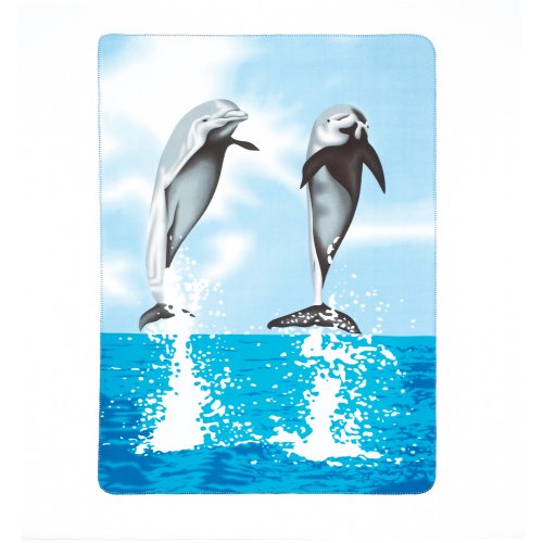 SKU 37248 Dolphin Fleece Blanket