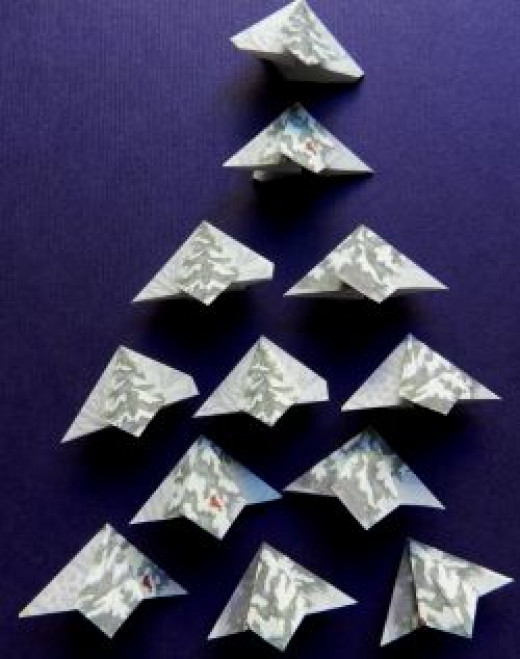Tea Bag Folding Christmas Tree Pattern hubpages