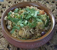 Vegetable Biriyani -  Tamil Nadu style