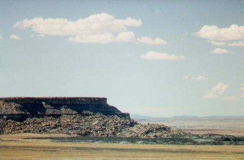 A mesa on the way to the Petrified Forest.