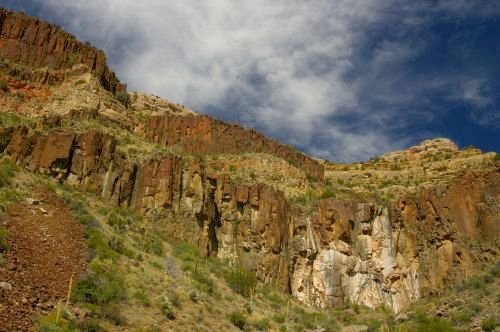 Spectacular cliffs.