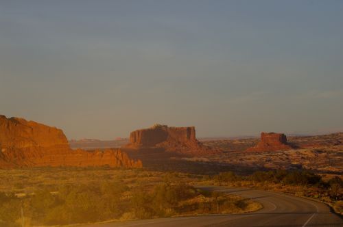 Not quite to the highway.