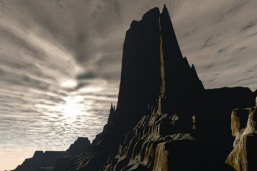 Noble Peak - A recent image. I don't remember where I got the terrain.