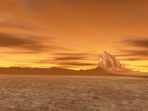 Distant Vistas - Another image from the Shiprock terrain.