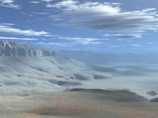 Utah Vista - One of my earlier successful images. I don't remember where the terrain came from.