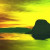 Rainbow Sky Gunshot Butte - Same atmosphere as above in Skyfire, tweaked, with the real terrain Gunshot Butte.