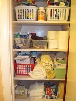 Clean &amp; tidy linen closet | Photo property of author All Rights Reserved