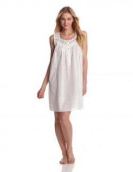 White Cotton Nightgown