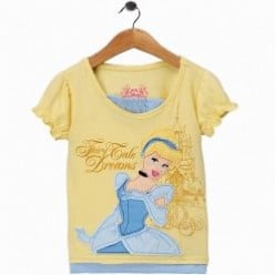 Disney Cartoon Characters T Shirts 100% Organic Cotton Kids Clothing Included