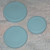 Paint the jar lids with acrylic craft paint. Set them on a plastic or cloth surface (not paper) so they won't stick. I usually give the lids two good coats.