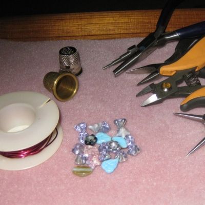 Supplies Needed for Thimble Flowerpots
