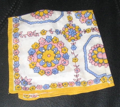 Mod handkerchief design from the 1960s.