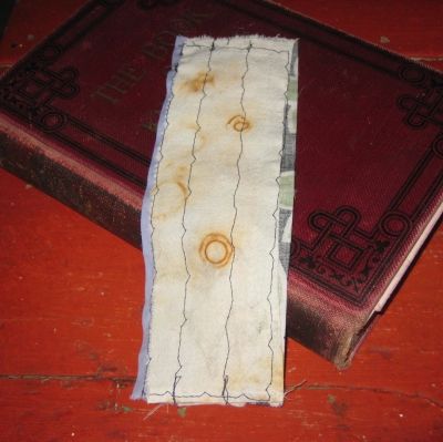 Rust-Dyed Fabric for the Backing