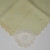 White embroidery on yellow hankie. White embroidery on yellow hankie.