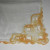 Variegated white and golden yellow / orange embroidery on hankie corner. Variegated white and golden yellow / orange embroidery on hankie corner.