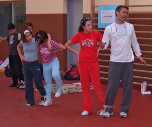 The three legged race