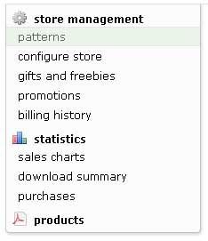 My Shop Menu