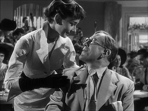 Audrey with Alec Guinness in 'The Lavender Hill Mob' in 1951