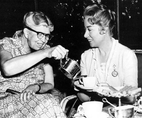 Eleanor Roosevelt with Greer Garson