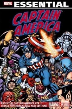 Essential Captain America: Art by Kirby, Steranko and Colan!