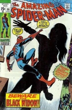 Spider-Man 86 Black Widow