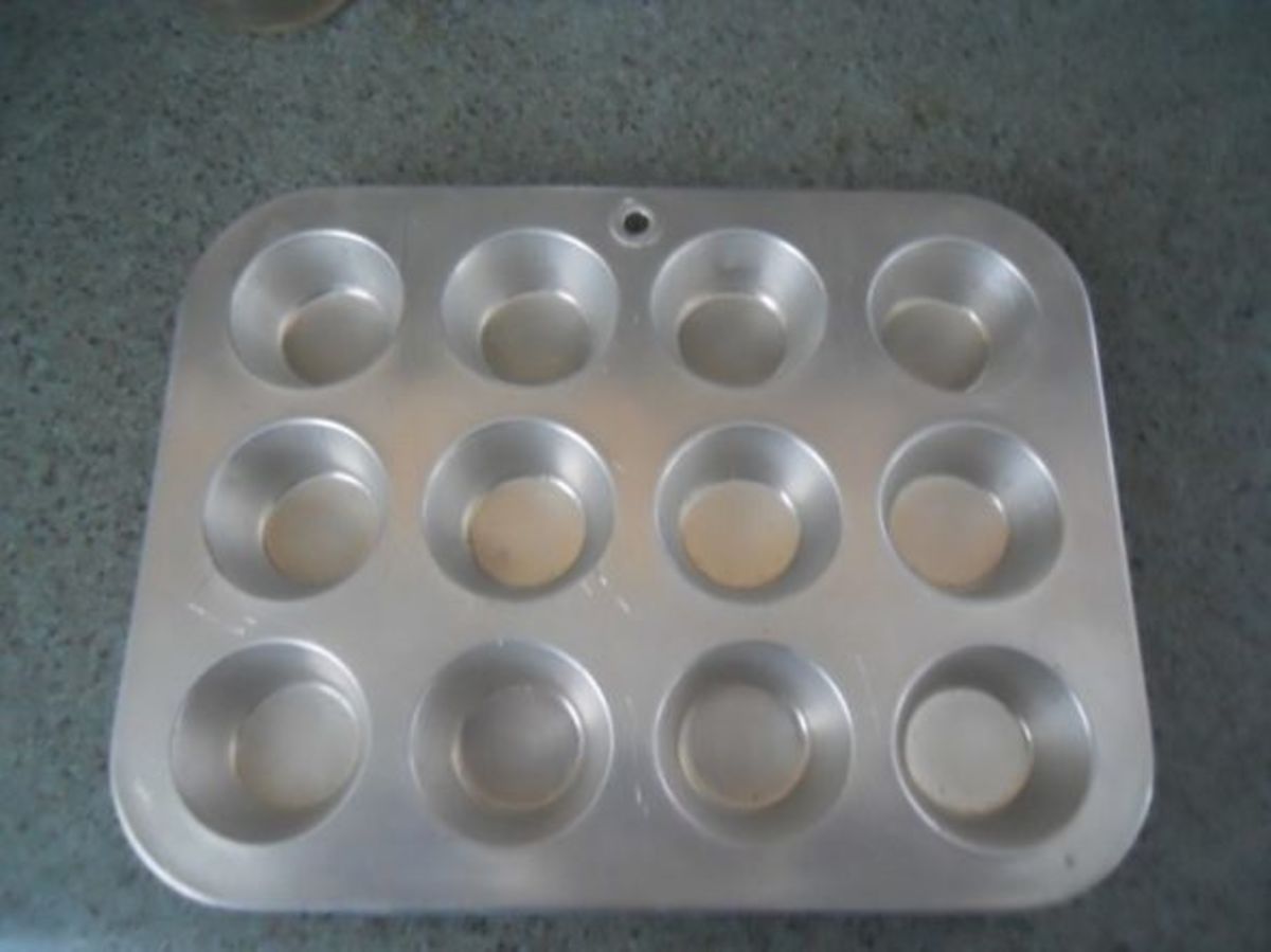 Use a mini muffin tin with at least 12 cups