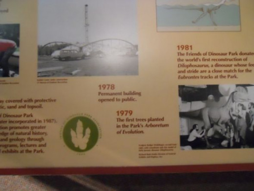 History of the Establishment of  Dinosaur State Park