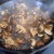 Add sliced mushrooms. Stir occasionally until mushrooms are cooked. Add sliced mushrooms. Stir occasionally until mushrooms are cooked.