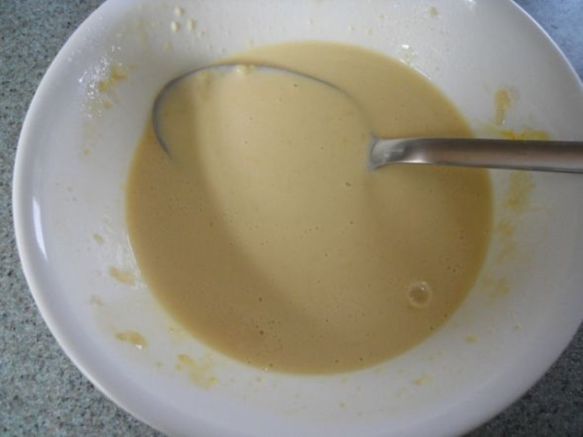 Batter should be the consistency of heavy cream.   If not, add a little more milk.