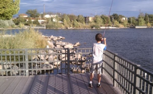 Fishing at Paradise Park