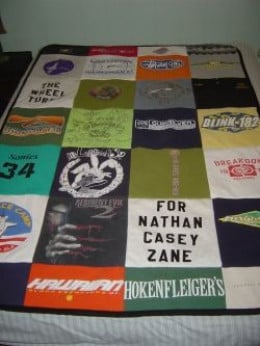 sewing t shirt quilt