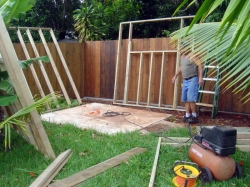 Positioning the Shed Walls