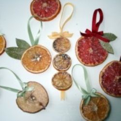 Dried Fruit Ornaments