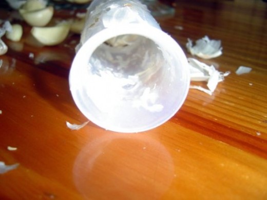 Inside View of Garlic Peeler Roller