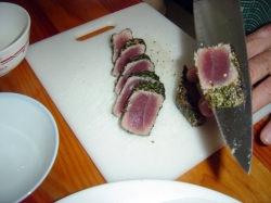 Seared Ahi Tuna - Sliced